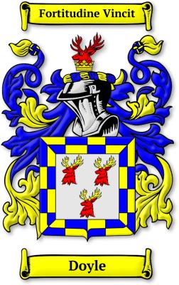The Doyle coat of arms by houseofnames.com