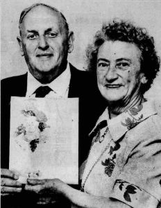 Edward and Clarice Ashton’s Golden Wedding on 22nd September 1980