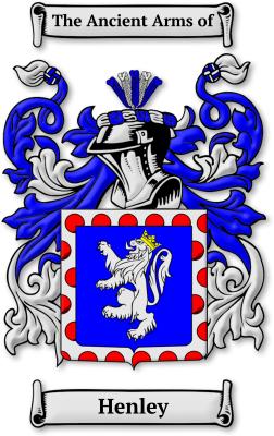 The Henley coat of arms by houseofnames.com