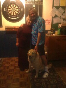 Pete, Helly, and Eddy in the Lifeboat Inn, May 2010