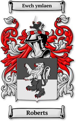 The Roberts coat of arms by houseofnames.com